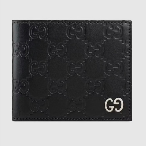 Gucci Other - Men’s Black Gucci Bi-Fold Wallet (Gucci Signature Wallet) - Dust Bag Included